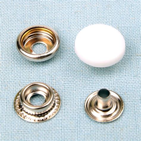 20 Sets Metal Snap Fasteners Buttons 15 Mm For Clothing Diary