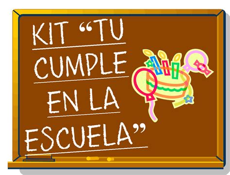 Party And Cupcakes Kit Tu Cumple En La Escuela