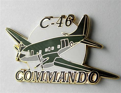 Curtis Wright C 46 Commando Transport Aircraft Lapel Pin Badge 15