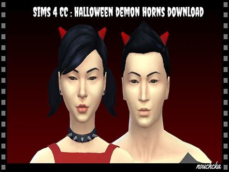 Sims 4 Demon Horns