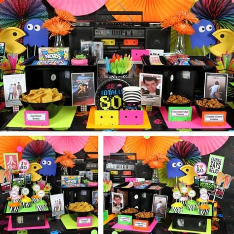 Five quick tips regarding 80s theme party decorations. Totally 80s Party | 80s theme party, 80s party decorations ...