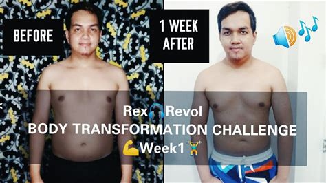 Challenge Body Transformation Week 1 Youtube