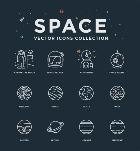 8 Free Space Icon Sets Hipsthetic