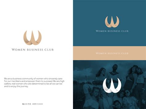 Women Business Club Logo And Brand By Amir Chababi On Dribbble