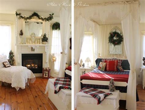 Dark colors can add impact to a boring bedroom. 33 Best Christmas Decorating Ideas for Your Bedroom ...