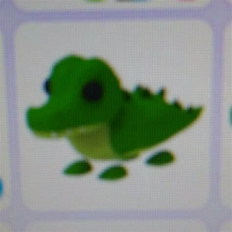 You can adopt pets in roblox's adopt me and you can update these pets too. Roblox Adopt Me. CROCODILE. fast delivery | eBay