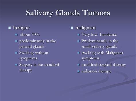 Ppt Salivary Glands Tumors A Short Overview Powerpoint Presentation