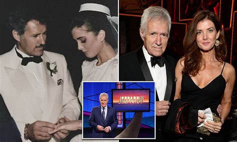 alex trebek s widow jean shares a photo from the couple s wedding day in 1990 thanking fans