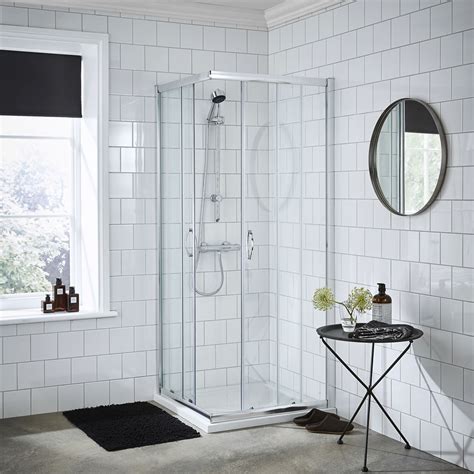 Not sure why you can't, as they sell the kits with curtains. The Best Shower Enclosures for Maximising Space in Small ...
