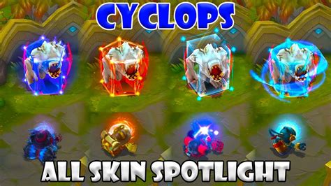 Mobile Legends Cyclops All Skin Spotlight Youtube