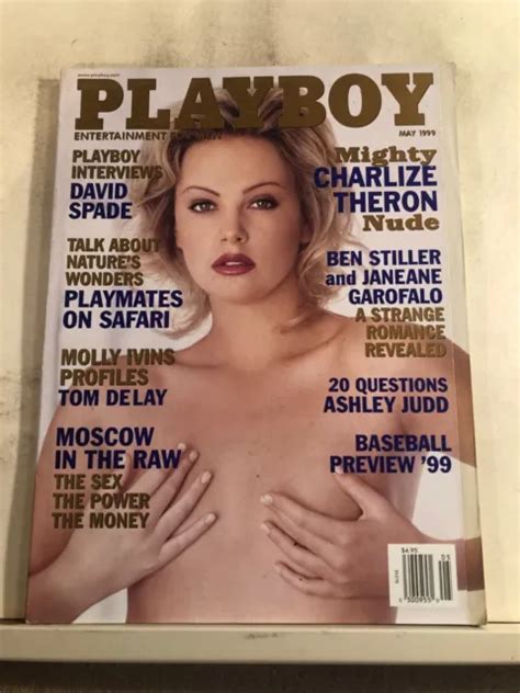 Playboy Adult Magazine May Charlize Theron Nude Playmates