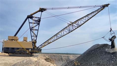 Stripping Overburden With A Marion 8200 Dragline Youtube