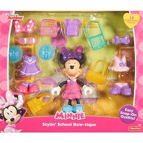 Disney Minnie Mouse Stylin School Bowtique Fashion Set 18 Piece