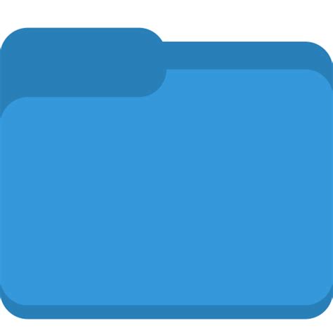 Blue Folder Icon Free Download On Iconfinder