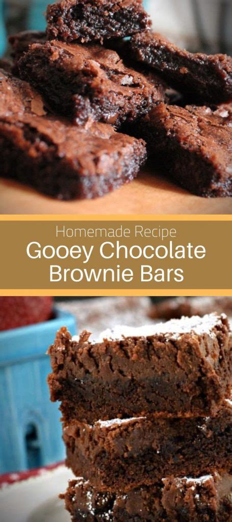Gooey Chocolate Brownie Bars Recipe Grandma Lindas Recipes