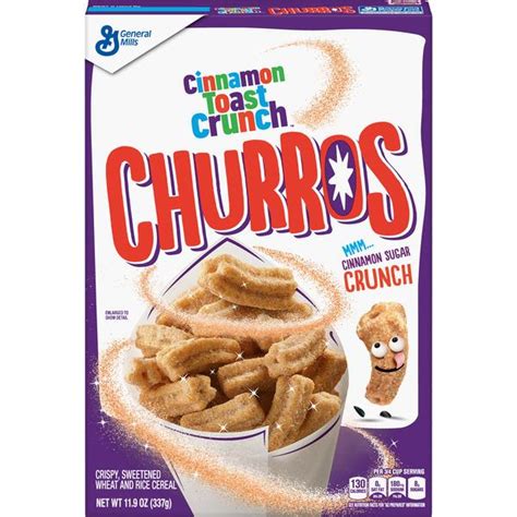 It looks like this one might be a few weeks out still, since the according to @candyhunting, you'll find a listing for cinnamon toast crunch chocolate churros up on walmart's website, but it sounds like it might not. Churros Cinnamon Toast Crunch Cereal | Hy-Vee Aisles Online Grocery Shopping
