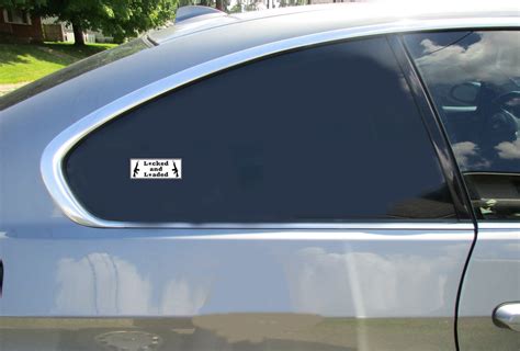 Locked And Loaded Ar 15 Bumper Sticker Us Custom Stickers