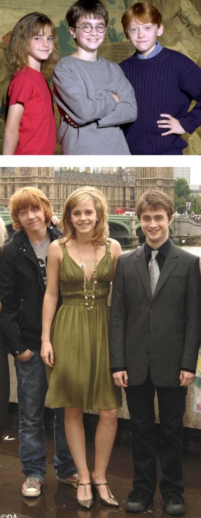 Harry Potter Cast Then And Now