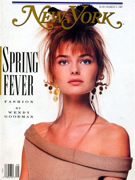 Paulina Porizkova Covers Newyork Magazine United States March 1987