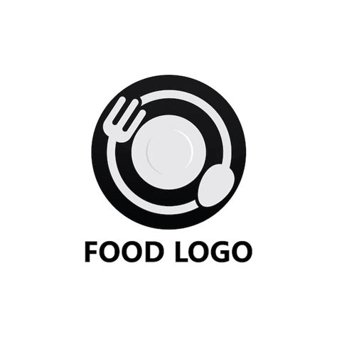Food Logo Design Template Vector Vetor Premium