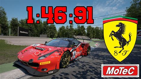 Monza 1 46 91 Hotlap Setup Ferrari 488 GT3 Assetto Corsa