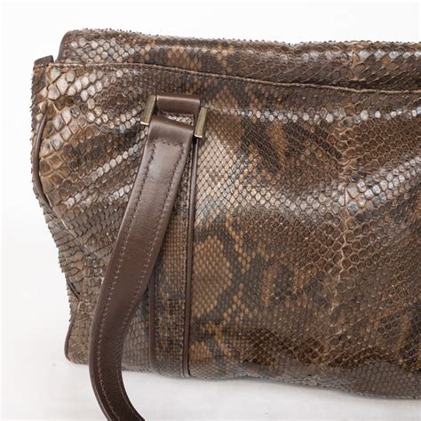 Lambertson Truex Snakeskin Handbag