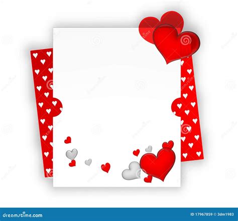 Tarjeta De La Tarjeta Del Día De San Valentín Stock De Ilustración