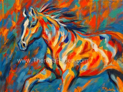 Daily Painters Abstract Gallery Abstract Horse Art