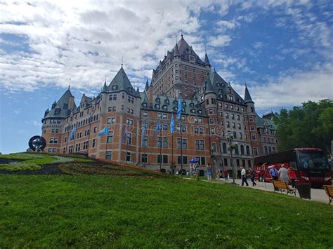 Chateau Quebec Redaktionelles Stockbild Bild Von Stadt 135221689