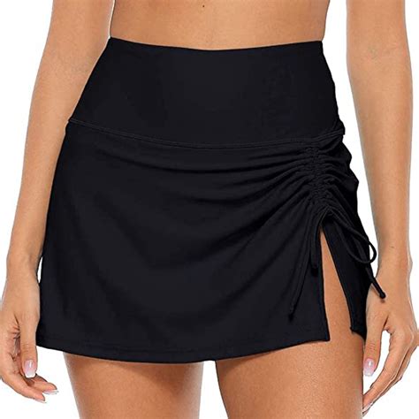 This Flattering High Waisted Swim Skort Is 26 At Amazon