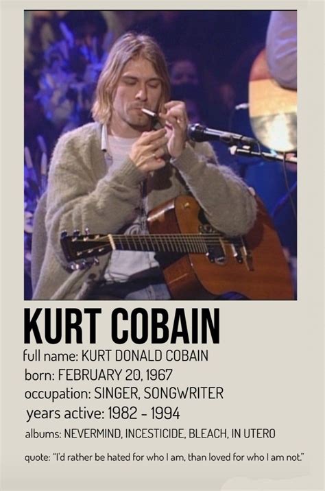 Poster Aesthetic Celebrity Posters 80s 90s Nirvana Kurt Cobain Nirvana