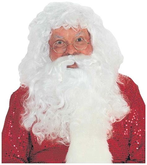Santa Wig And Beard Professional Christmas Costume Accessory Set