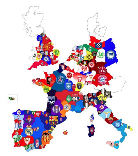 27 English Premier League Teams Map Online Map Around The World