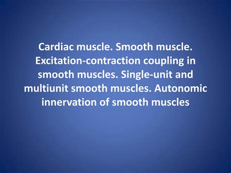 Solution Excitation Contraction Coupling In Smooth Muscle Studypool