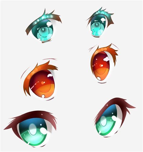 Anime Eyes Template Among The 55 Slides Included In The Presentation