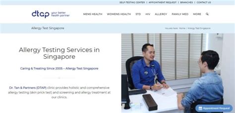Top 20 Allergy Doctors In Singapore