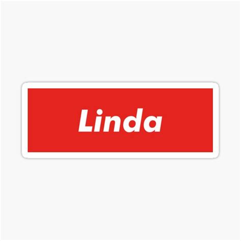 Linda Name Linda Sticker For Sale By Octavetm Redbubble