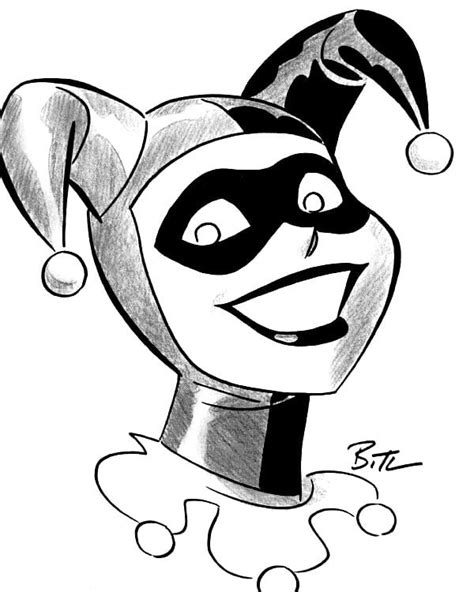 Classic Harley Quinn Drawing Free Download On Clipartmag