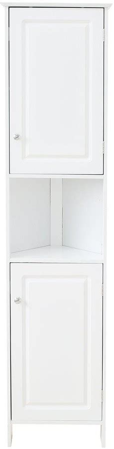Lloyd Pascal Devonshire Tall Corner Bathroom Cabinet White Shopstyle