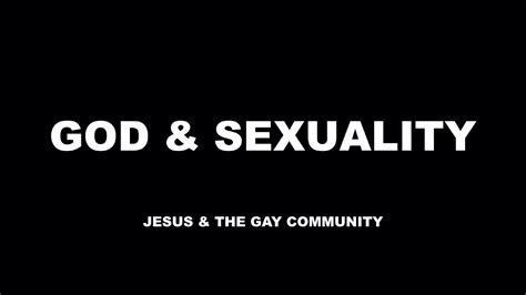 God And Sexuality Jesus And The Gay Community Sunday Service Youtube