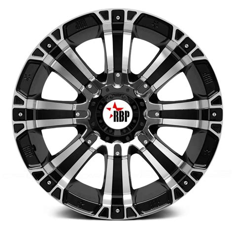 Rbp® 94r Wheels Black With Machined Face Rims