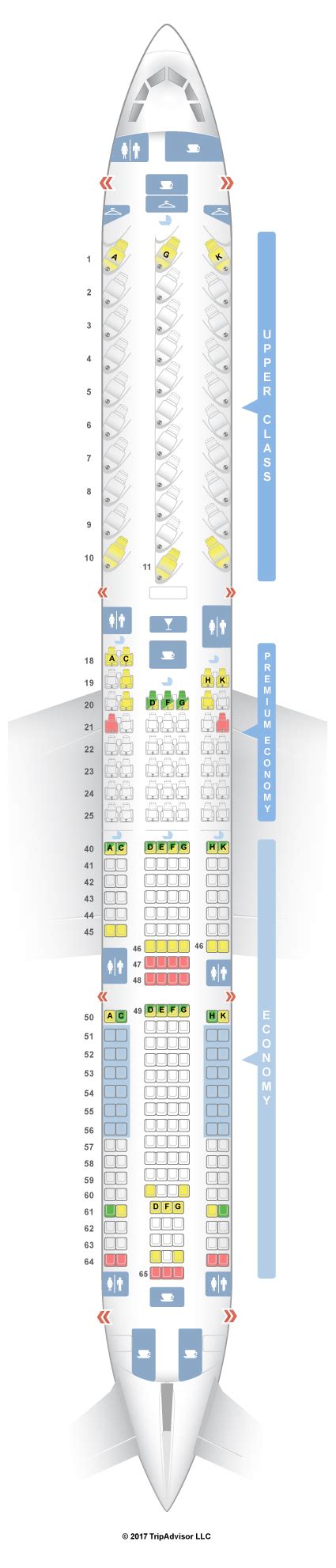 A330 Seat Map Aer Lingus
