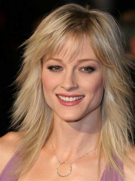 Teri Polo Long Straightened Hair And Long Hair With Jagged Textured Ends