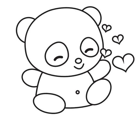 Panda Coloring Sheets For Kids Coloring Pages