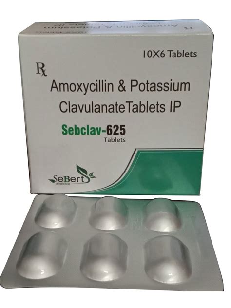 Amoxicillin And Clavulanate Tablets 625 Mg Rs 390 Box Tragus