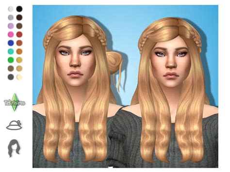 Sims 4 Maxis Match Braid Hair Bxebanking