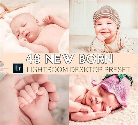 48 Newborn Lightroom Presets Newborn Baby Preset For Newborn Portrait