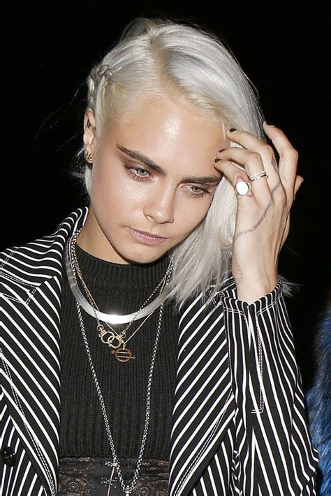 Cara Delevingne Shaved Head New Haircut For Movie Glamour Uk