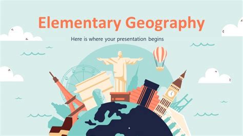 Free Elementary Geography Lesson Powerpoint Template Greatppt