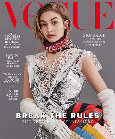 Every Gigi Hadid Vogue Cover All In One Place Vogue Australia